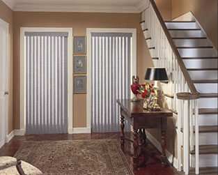 Dual Window Vertical Blinds