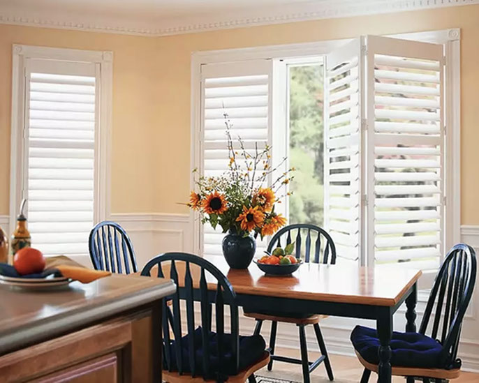 White Plantation Shutters